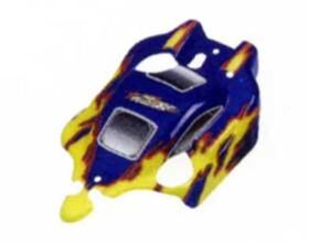 Krick IRC Racing Karosserie Vulcan SE blau/gelb / 850952