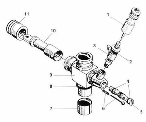Krick MANTUA Vergaser 7 mm Metall / 862200