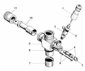 Krick MANTUA Vergaser 7 mm Metall / 862200