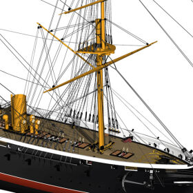 Billing Boats HMS Warrior 1:100 Baukasten / BB0512