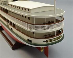 Krick DUMAS BOATS City of Buffalo Steamboot RC Modell Bausatz / ds1270