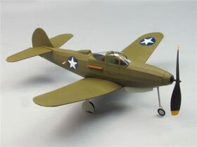 Krick DUMAS Gummimotormodell P-39 Aircobra Balsabausatz /...