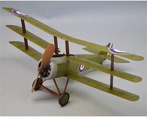 Krick DUMAS BOATS Sopwith Triplane Gummimotormodell Balsabausatz / ds241