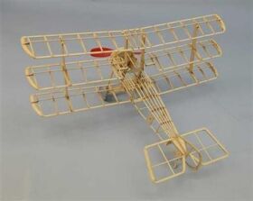 Krick DUMAS BOATS Sopwith Triplane Gummimotormodell Balsabausatz / ds241