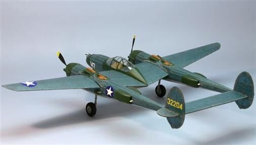 Krick DUMAS Aircraft P-38 Lightning (F & M) Balsabausatz / ds324