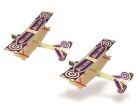 Krick GUILLOWS Bullseye Doppeldecker Balsawurfgleiter 2er Pack / gu43T