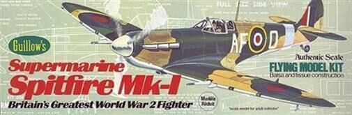 Krick GUILLOWS Supermarine Spitfire Balsabausatz / gu504
