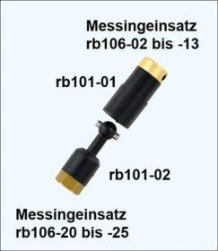 Krick RABOESCH Kupplungs-Messingeinsatz 1/4 Zoll BSF / rb106-24