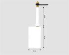 Krick RABOESCH Ruder komplett 30x49 mm / rb107-01