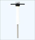Krick RABOESCH Ersatzruderwelle mit Schaft 4 mm / rb107-05