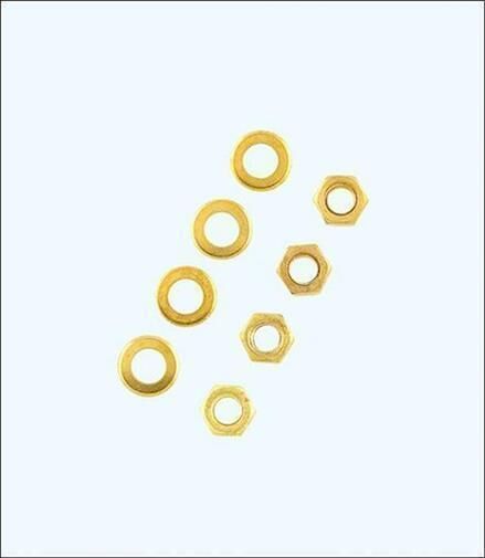 Krick RABOESCH Messing Mutter + U-Scheibe M5 (4) / rb351-04