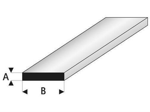 Krick RABOESCH ASA Vierkantstab 1,5x2,5x330 mm (5) / rb410-52-3