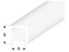 Krick RABOESCH ASA Quadrat Rohr transparent 4x5x330 mm (5) / rb430-57-3