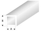 Krick RABOESCH ASA Quadrat Rohr transparent weiß 3x4x330 mm (5) / rb431-55-3