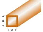Krick RABOESCH ASA Quadrat Rohr transparent braun 3x4x330 mm (5) / rb435-55-3