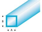 Krick RABOESCH ASA Quadrat Rohr transparent blau 5x6x330 mm (5) / rb437-59-3