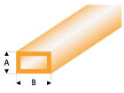 Raboesch ASA Rechteck Rohr transparent orange 2x4x330 mm (5) / rb441-53-3