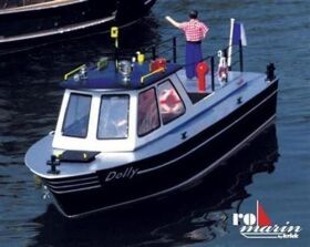 Krick ROMARIN Barkasse Schiffsmodell Dolly Baukasten als Elektro Ausführung / ro1005