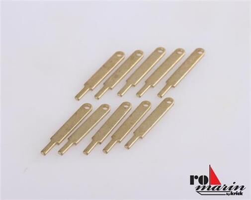 Krick ROMARIN Relingstütze flach 15mm 1 Dz.(10) / ro1313