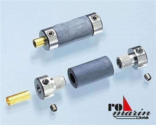Krick ROMARIN Elastik Schiffs-Kupplung 3,2/4 auf 4 mm / ro1445