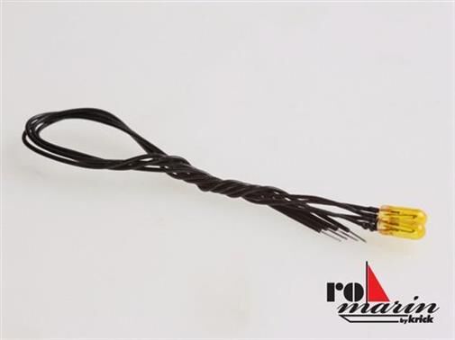 Krick ROMARIN Glühlampen gelb 6V D2,3 mm (VE2) / ro1653