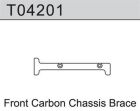 Team C Carbon Chassisversteifung vorne TM4V2 1:10 4WD Comp. Buggy / T04201
