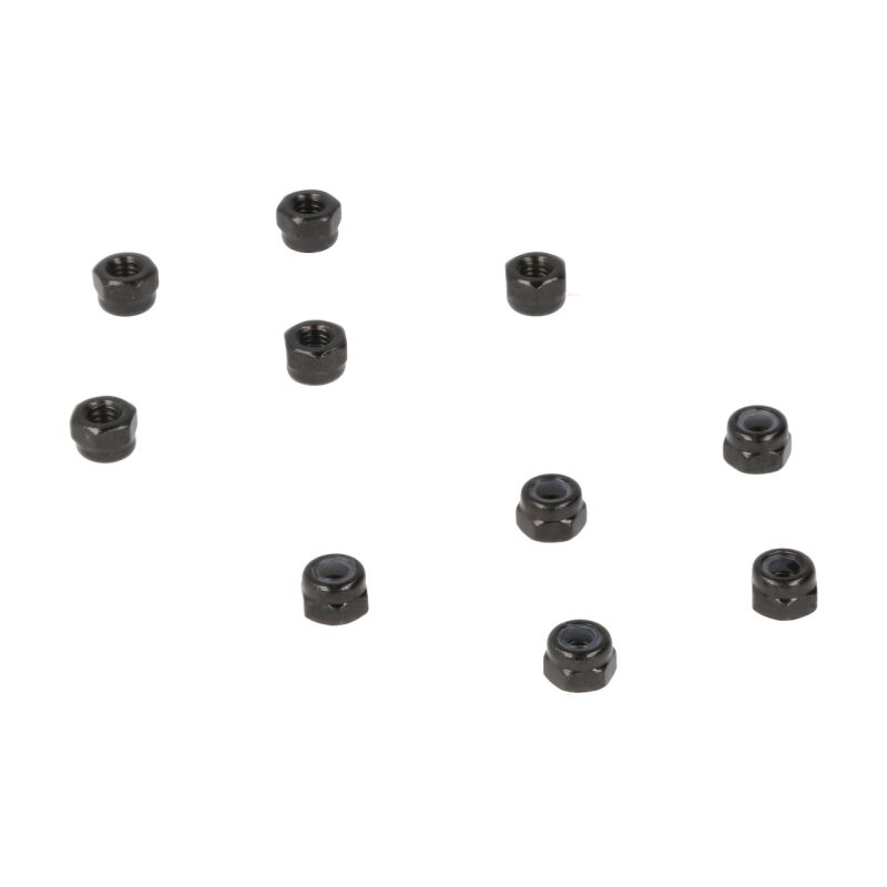 Hobao Nylon Nut M3, 10pcs / H39008