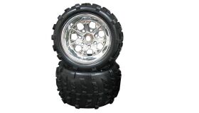 Amewi Wheel Set 1:8 MT817c Rad Set 1:8 MT817chrom / 004-124M