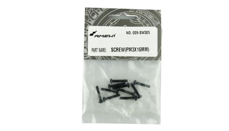 Amewi SCREW(PM3X16MM) 10pcs EVO-X 6000 / 009-SW305