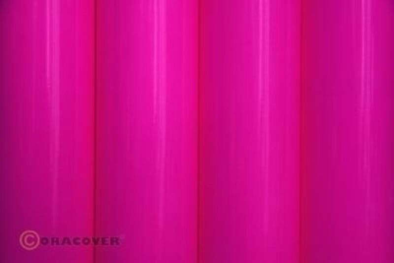 Oracover Bügelfolie Oracover fluoresz. neon-pink (2 Meter) / X3013