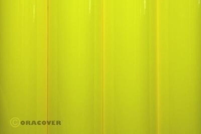 Oracover Bügelfolie Oracover fluoresz. gelb (2 Meter) / X3025