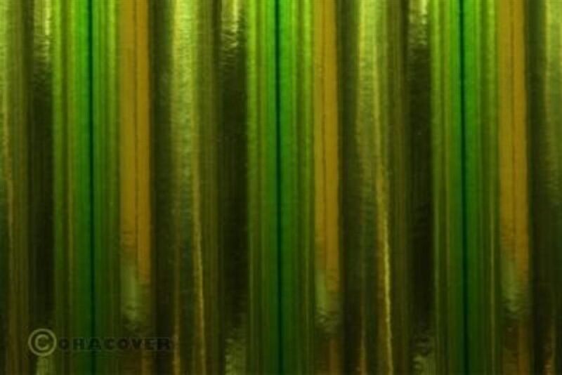Oracover Bügelfolie Oracover chrom hellgrün (2 Meter) / X3050