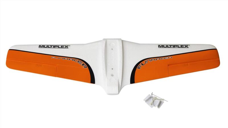 Multiplex Flächen FunRacer orange ohne Servos / 1-00620