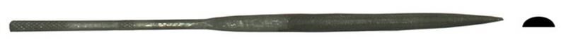 Excel Tools Needle File Half-Round File Cut #2 5.5in / 14cm (1 pc) / EXL55606