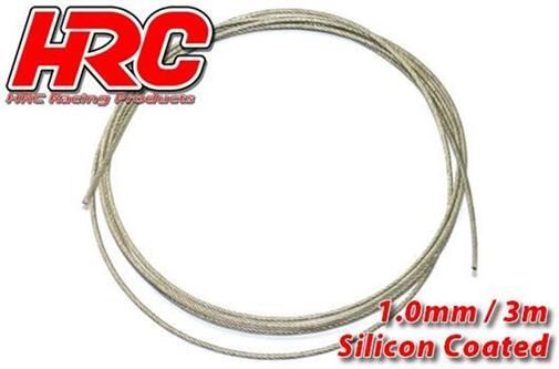 HRC Racing Stahlseil 1.0mm Silicone Coated soft 3m / HRC31271B10