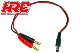 HRC Racing Ladekabel Gold Banana Stecker zu JR/Graupner...