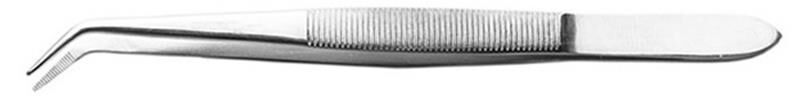 Excel Tools Tweezers Stainless Steel Curved Point 15.2cm / EXL30415