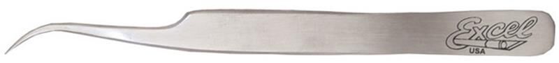 Excel Tools Tweezers Fine Point Slant Point Polished 11.4cm / EXL30417