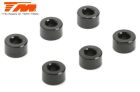 Team Magic Scheiben 3 x 6 x 3.50mm Aluminium Schwarz (10 Stk.) / TM130141BK