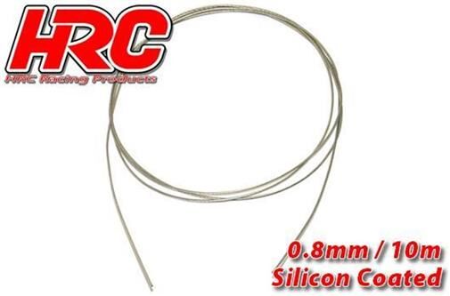 HRC Racing Stahlseil 0.8mm Silicone Coated soft 10m / HRC31271C08