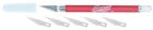 Excel Tools Knife K18 Grip-On with Safety Cap and 5 EXL20011 Blades 1 of 6 Assorted Colors / EXL19018