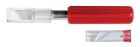 Excel Tools Knife K5 Heavy Duty Red Plastic Handle with safety cap and 5 assorted blades / EXL19005
