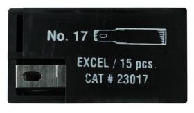 Excel Tools Knife Blade #17 Small Chisel Blade (15 pcs)...