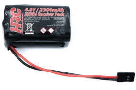 HRC Racing Empfänger-Akku HRC 2300 NiMH 4,8V 2300mAh 4 Zellen AA Block JR-Stecker / HRC05423S