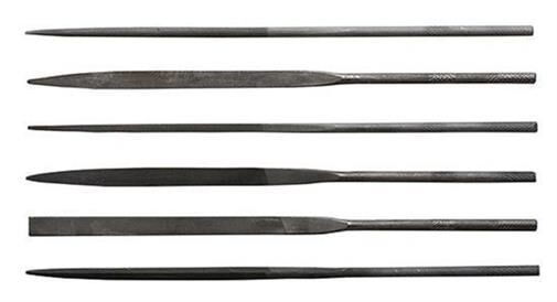 Excel Tools File Set 6 Assorted Files Cut #2 5.5in / 14cm / EXL55667