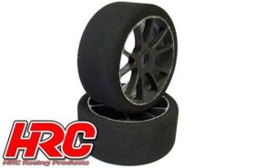 HRC Racing Reifen 1/8 Buggy montiert Schwarz Y-Spoke...