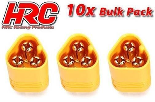 HRC Racing Stecker Gold MT60 Triple männchen (10 Stk.) / HRC9021M10