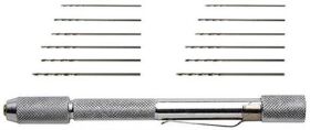 Excel Tools Pin Vise Mini Pin Vise with 12 Assorted...