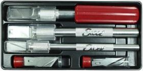 Excel Tools Knife Set Hobby Set Plastic Tray includes 3...