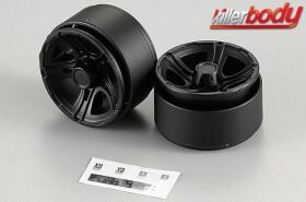 KillerBody Felgen 1/10 Truck Scale CNC Aluminum 1.55 5...